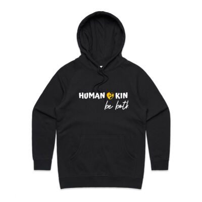 Human-kind with back logo - Womens Supply Hood Thumbnail